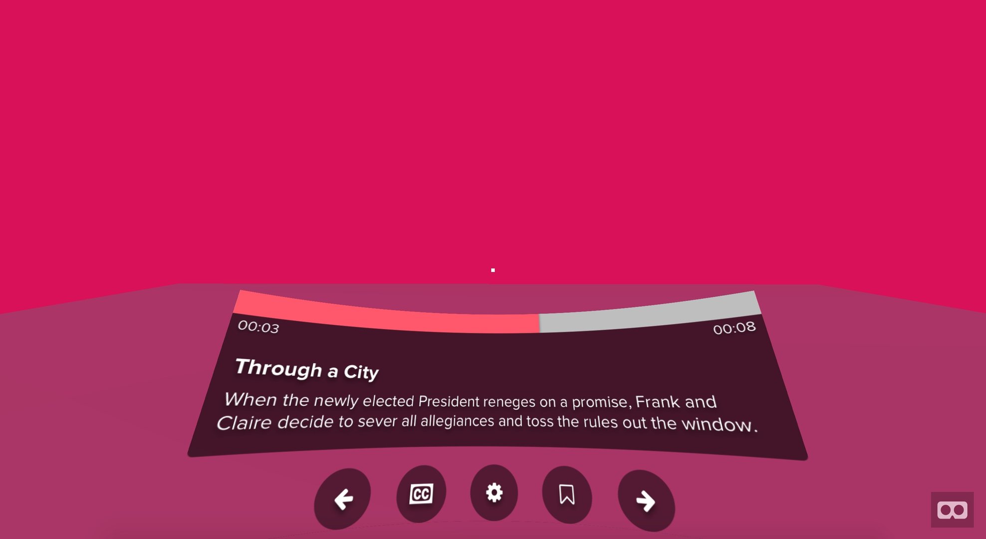 VR UX Explorations (Humane Virtuality)